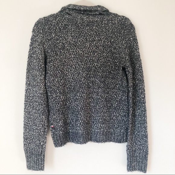 Tommy Hilfiger Marl Button Detail Sweater - Picture 7 of 11